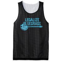 Legalize Bluegrass! Vintage Graphic Design Music Fan Mesh Reversible Basketball Jersey Tank