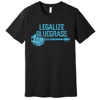 Legalize Bluegrass! Vintage Graphic Design Music Fan Premium T-Shirt