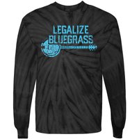 Legalize Bluegrass! Vintage Graphic Design Music Fan Tie-Dye Long Sleeve Shirt