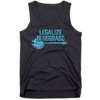 Legalize Bluegrass! Vintage Graphic Design Music Fan Tank Top