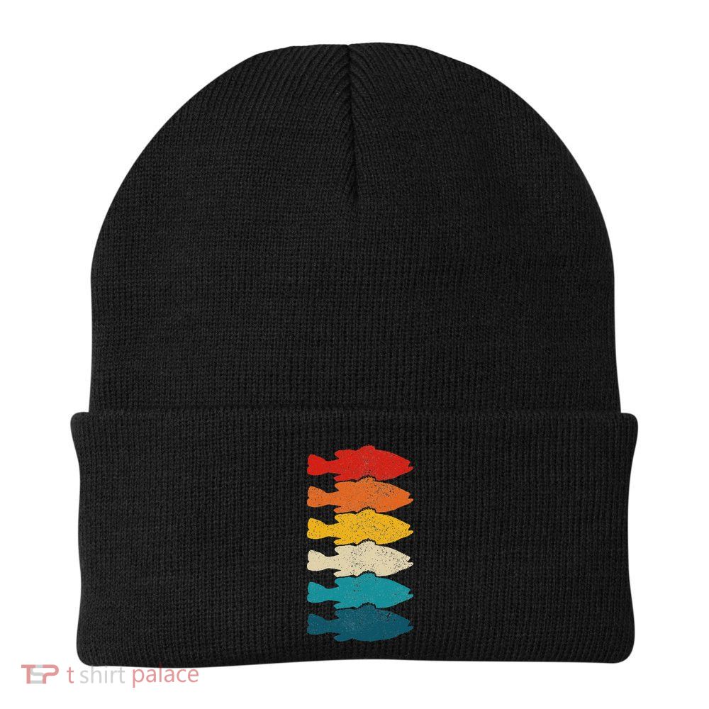 Largemouth Bass Vintage Fish Bass Fishing Fisherman Beanie