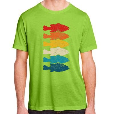 Largemouth Bass Vintage Fish Bass Fishing Fisherman Adult ChromaSoft Performance T-Shirt