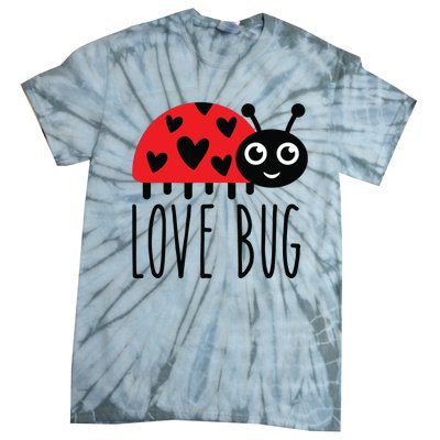 Love Bug Valentine's Day, Cute Ladybug With Hearts Gift Tie-Dye T-Shirt