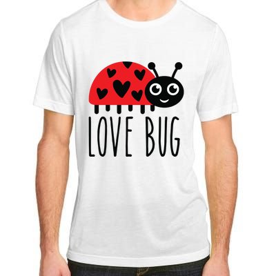 Love Bug Valentine's Day, Cute Ladybug With Hearts Gift Adult ChromaSoft Performance T-Shirt