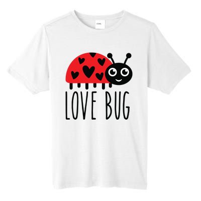 Love Bug Valentine's Day, Cute Ladybug With Hearts Gift Tall Fusion ChromaSoft Performance T-Shirt