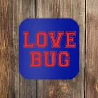 Love Bug Vcool Giftday Retro Style Love Bug Valentines Day Gift Coaster