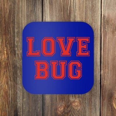 Love Bug Vcool Giftday Retro Style Love Bug Valentines Day Gift Coaster