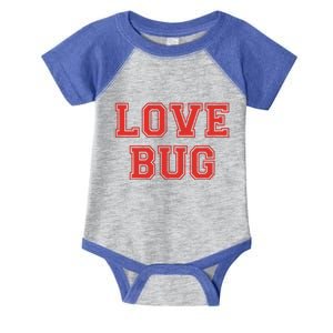 Love Bug Vcool Giftday Retro Style Love Bug Valentines Day Gift Infant Baby Jersey Bodysuit