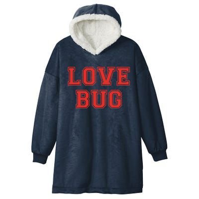 Love Bug Vcool Giftday Retro Style Love Bug Valentines Day Gift Hooded Wearable Blanket