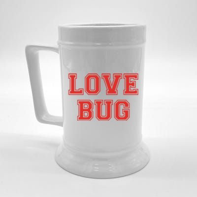 Love Bug Vcool Giftday Retro Style Love Bug Valentines Day Gift Beer Stein