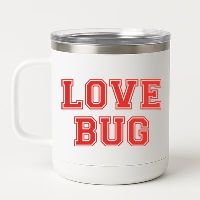 Love Bug Vcool Giftday Retro Style Love Bug Valentines Day Gift 12 oz Stainless Steel Tumbler Cup