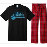 Legalize Bluegrass! Vintage Graphic Design Music Fan Pajama Set