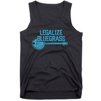 Legalize Bluegrass! Vintage Graphic Design Music Fan Tank Top