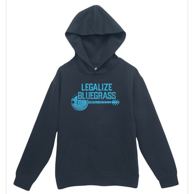 Legalize Bluegrass! Vintage Graphic Design Music Fan Urban Pullover Hoodie