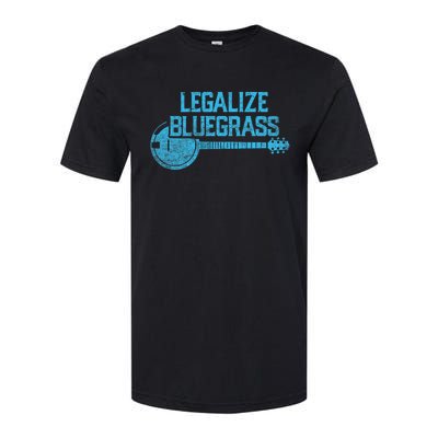 Legalize Bluegrass! Vintage Graphic Design Music Fan Softstyle® CVC T-Shirt