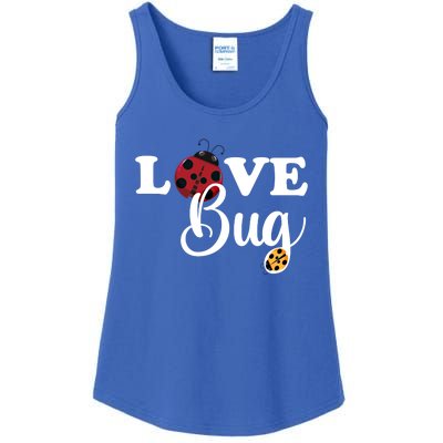 Love Bug Valentines Day Lucky Ladybug Wholehearted Love Gift Ladies Essential Tank