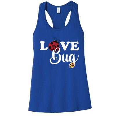 Love Bug Valentines Day Lucky Ladybug Wholehearted Love Gift Women's Racerback Tank