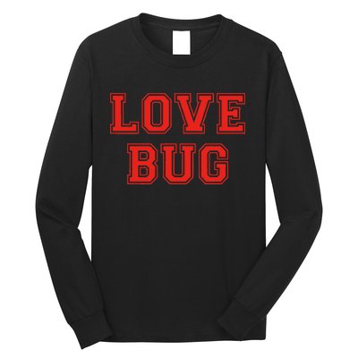 Love Bug Vday Retro Style Love Bug Valentines Day Long Sleeve Shirt