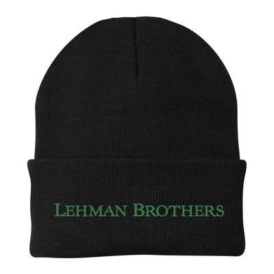 Lehman Brothers Vintage Corporate WSB Stock Market Trader Beanie