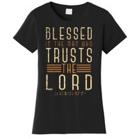 Lord Bible Verse God Savior Prayer Christian Devotee Jesus Women's T-Shirt