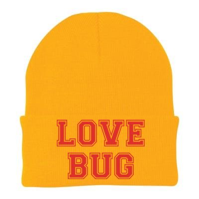 Love Bug Vgiftday Retro Style Love Bug Valentines Day Gift Knit Cap Winter Beanie