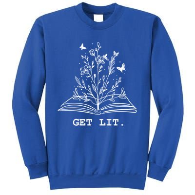 Library Book Wildflowers Lovers Literature Teacher Gift Sweatshirt