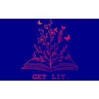 Library Book Wildflowers Lovers Literature Teacher Gift Bumper Sticker