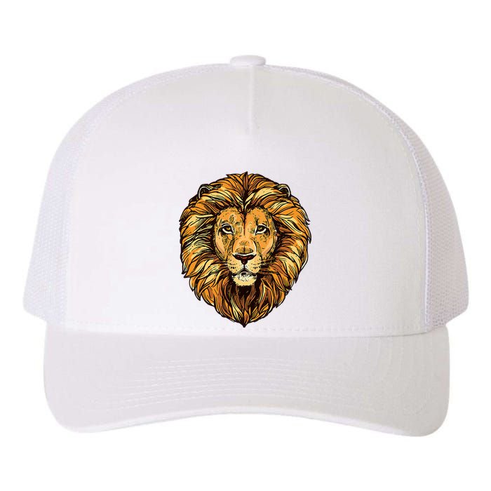 Lion Boy Women Lion Yupoong Adult 5-Panel Trucker Hat