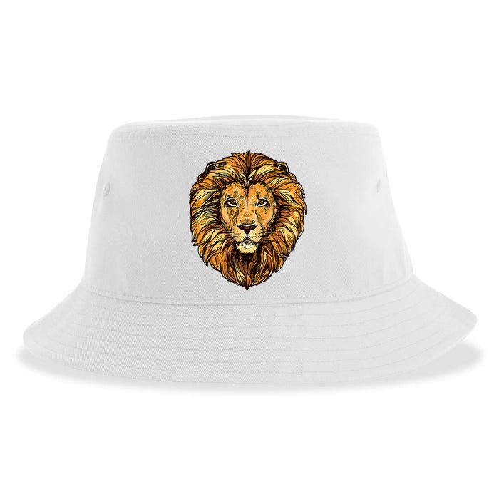 Lion Boy Women Lion Sustainable Bucket Hat