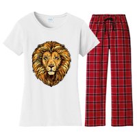 Lion Boy Women Lion Women's Flannel Pajama Set