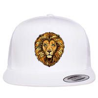 Lion Boy Women Lion Flat Bill Trucker Hat