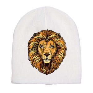 Lion Boy Women Lion Short Acrylic Beanie