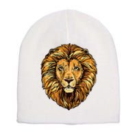 Lion Boy Women Lion Short Acrylic Beanie