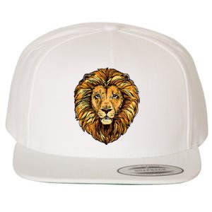 Lion Boy Women Lion Wool Snapback Cap