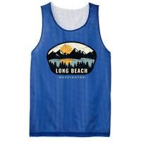 Long Beach Washington Wa Vacation Souvenir Gift Mesh Reversible Basketball Jersey Tank