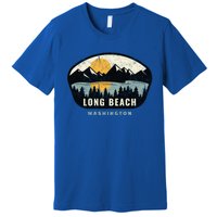 Long Beach Washington Wa Vacation Souvenir Gift Premium T-Shirt