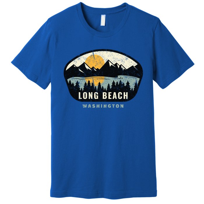 Long Beach Washington Wa Vacation Souvenir Gift Premium T-Shirt