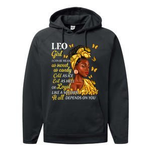 Leo Black Woman Afro Queen Astrology Zodiac Performance Fleece Hoodie