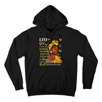 Leo Black Woman Afro Queen Astrology Zodiac Hoodie