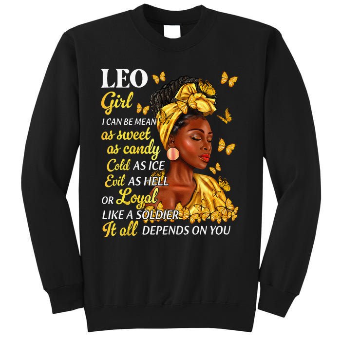 Leo Black Woman Afro Queen Astrology Zodiac Sweatshirt