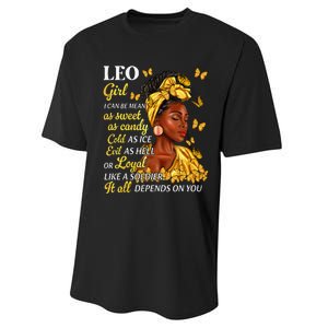 Leo Black Woman Afro Queen Astrology Zodiac Performance Sprint T-Shirt