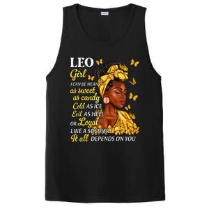 Leo Black Woman Afro Queen Astrology Zodiac PosiCharge Competitor Tank