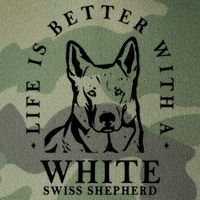 Life Better With A White Swiss Shepherd Life Better With Dog Mom Dad Legacy Tie Dye Trucker Hat