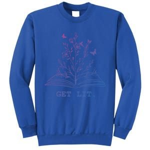 Library Book Wildflowers Lovers Literature Teacher Gift Sweatshirt