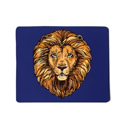 Lion Boy Womens Lion Graphic Tees For Women Men Mousepad