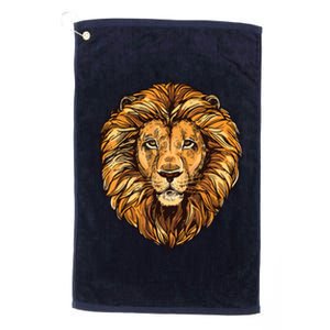 Lion Boy Womens Lion Graphic Tees For Women Men Platinum Collection Golf Towel