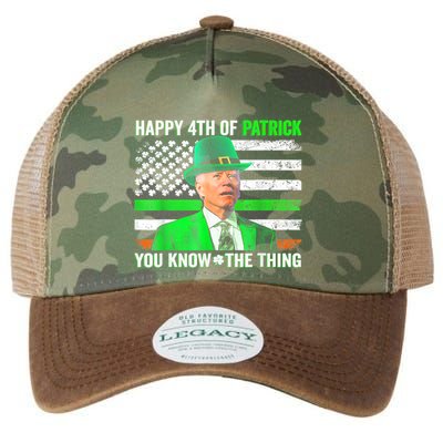 Leprechaun Biden You Know... The Thing For St Patricks Day Legacy Tie Dye Trucker Hat
