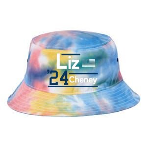 Liz Cheney 2024 For President Tie Dye Newport Bucket Hat