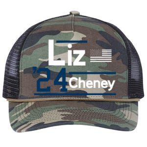 Liz Cheney 2024 For President Retro Rope Trucker Hat Cap