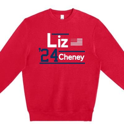 Liz Cheney 2024 For President Premium Crewneck Sweatshirt